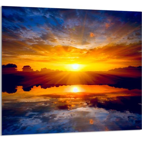 PANEL DE VIDRIO PARA COCINA 65x60 Sol (1/5)