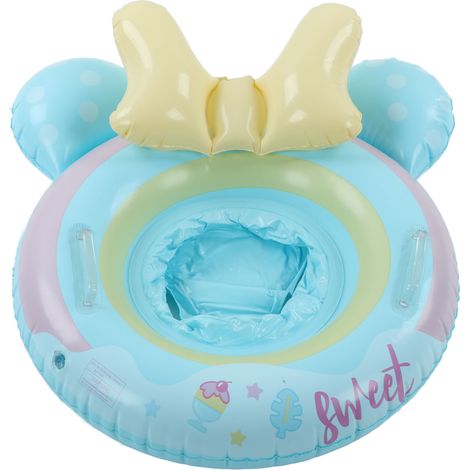 Bouée Gonflable pour Enfants - Anneau de Natation Écologique en PVC avec Poignée pour Piscine (1/5)