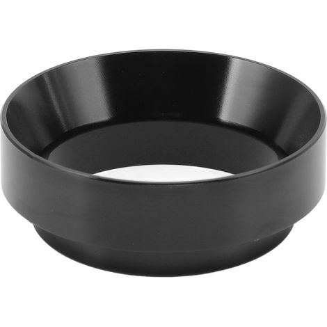 Entonnoir de dosage 51mm anti-poudre volante, anneaux doseurs universels en alliage d'aluminium avec aimant, noir pour café maison et boutique. (1/5)