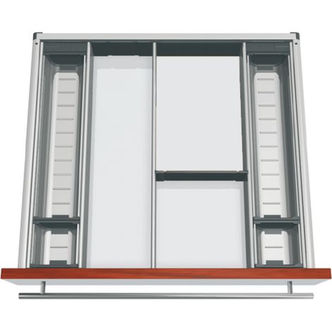 Blum Orga-Besteckeinsatz Facheinteilungs-Set KB 600mm, NL 550mm, grau