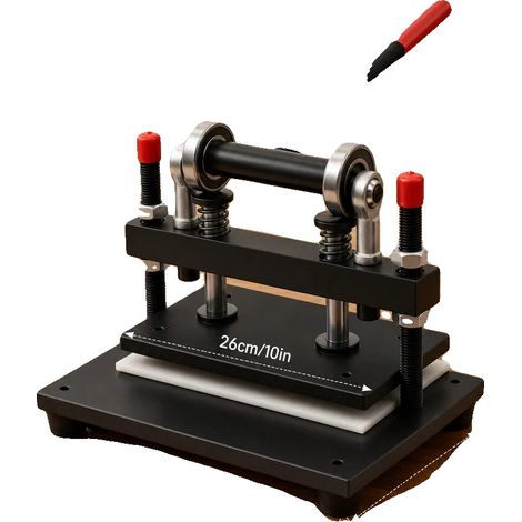 Macchina per il taglio della pelle, corsa di pressione massima di 15 mm, capacità 2 tonnellate, larghezza di alimentazione 27 cm, altezza regolabile 100 mm, spessore della lamiera d'acciaio 14 mm (1/5)
