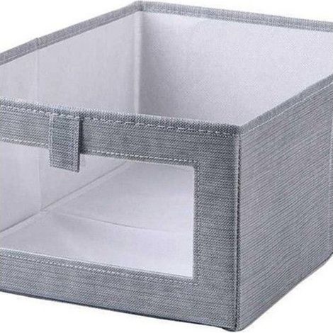 Boîte de rangement pliable polyvalente, conteneur d'organisation de tiroir de rangement de vêtements non tissés ménagers (1/5)