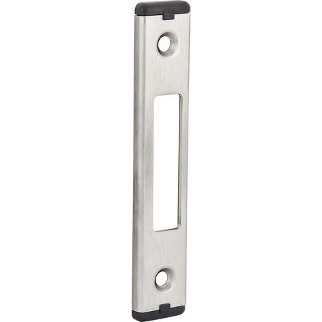 WSS Schließblech gerade U-förmig, 120 x 24 x 6 mm, einseitig versetzt, Edelstahl
