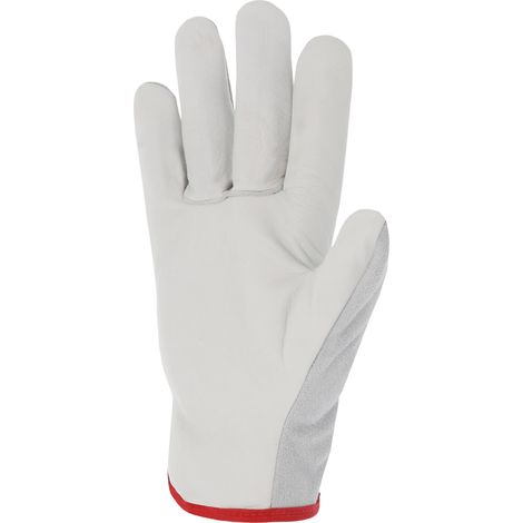 Gant manutention paume fleur bovin Dos croûte Serrage élastique - SINGER - 56GSN  T9