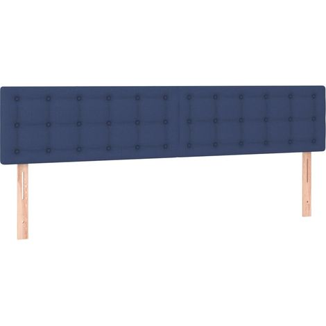 Maison Exclusive - Testiera Blu 200x5x78/88 cm in Tessuto