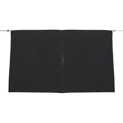 Rideau de protection solaire suspendu pour voiture, accessoire de séparation arrière automobile, en tissu amovible avec boucle (1/5)