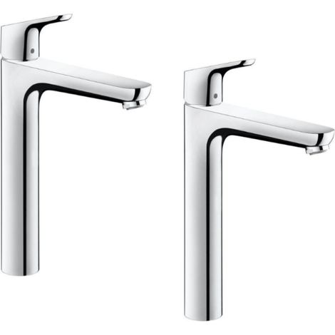 Lot de 2 mitigeur de lavabo HANSGROHE Focus H230 avec tirette chromé