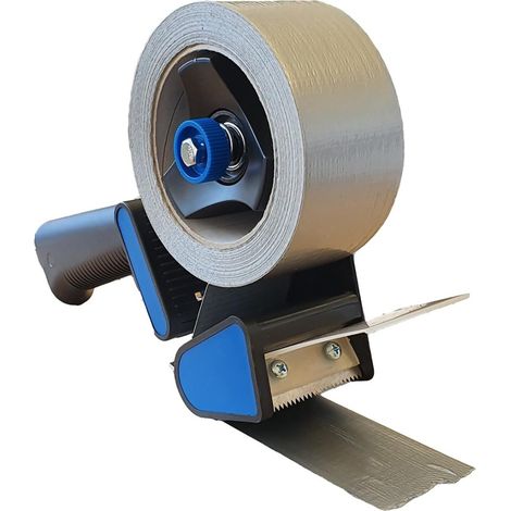 IMBALLAGGI 2000 - Dispenser per Nastro Adesivo 50mm x 66mt - Tendinastro Imballaggio con regolatore di tensione - Risparmia tempo con la nastratrice professionale