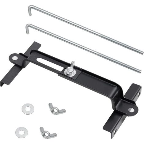 maintien de la batterie réglable-boulons de 27cm/10,6 pouces,universel ajustable traverse de batterie avec boulon en J,apte à voiture suv, bon contact, résistance à la corrosion