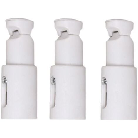 3 Pièces Fixations pour Radiateur Sèche Serviette, Support de Fixation pour Radiateur, Convient aux Radiateurs de Salle de Bains Droits ou Courbés (1/4)