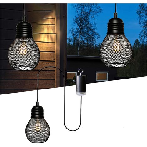 Wasserdichter Pavillon-Kronleuchter für drinnen und draußen, batteriebetriebener Außenleuchter, warmes Licht, mit Fernbedienung (1/4)