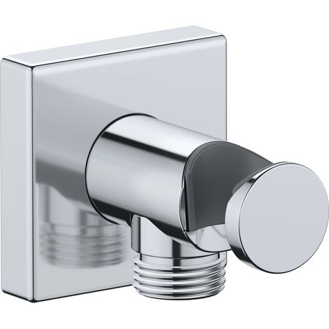 Raccordo flessibile Duravit Universal, incl. supporto doccetta, con rosetta quadrata, Cromo