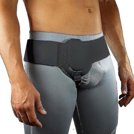 Ceinture herniaire pour hernie inguinale sportive, soutien et soulagement de la douleur, sangle de récupération ShytmvBlack