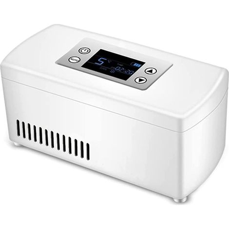 Réfrigérateur portable à insuline 2-8℃ – Mini frigo rechargeable 10200mAh – Pour maison, voiture, voyage – Écran LED tactile (1/5)
