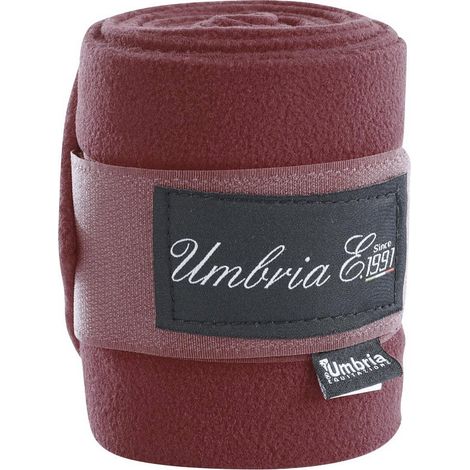 Taglia unica, Marrone Scuro: Set 4 Fasce da riposo in pile con chiusura in tessuto a strappo
