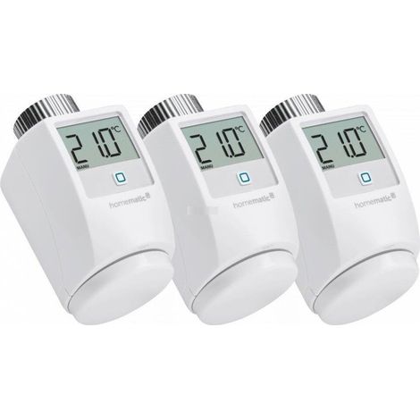 Homematic IP Thermostat weiß mit Sprachsteuerung Alexa Google