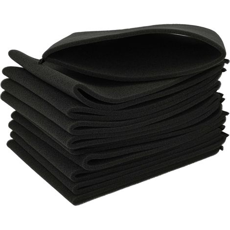 vhbw set di 10x filtro compatibile con Lavor / Lavorwash GN 22, GN 32, GNX 22, GNX 32, Genio / Inox, Nilo aspirapolvere - filtro in spugna