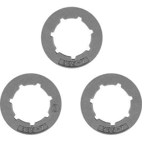 Lot de 3 petites chaînes de pignons 325-7 dents pour jantes de rechange pour 028 029 034 039 MS290 MS310 MS390 Sgen. (1/5)