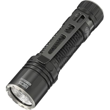 EDC35 Lampe de poche ultra lumineuse 5000 lumens EDC Batterie Li-ion 21700 USB-C Noir [Classe énergétique B] (1/5)