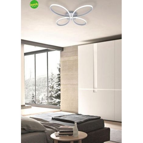 Plafoniera Farfalla Novecento Silver 38W (1/4)