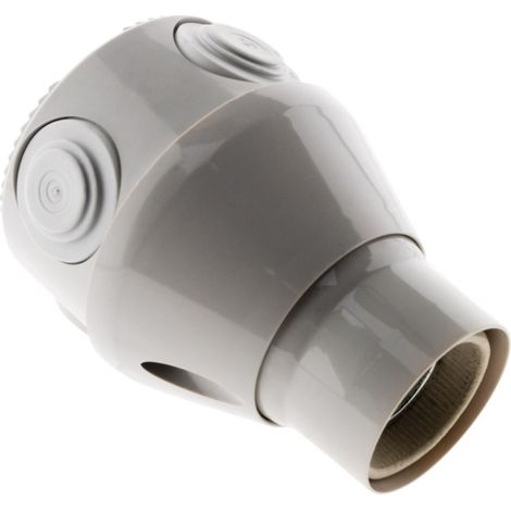 Zenitech – Douille orientable E27 – Culot E27 – Tension 250V – Puissance 100W – Réglable pour luminaires orientables