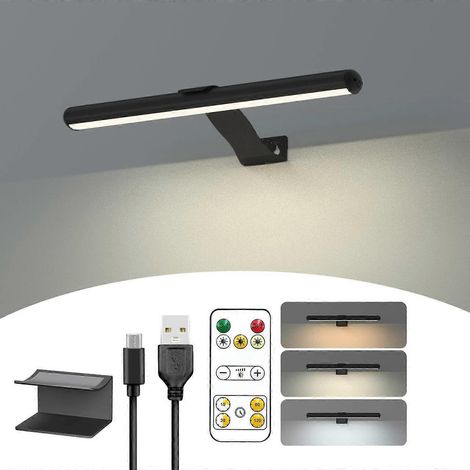 Lampe murale magnétique sans fil rechargeable avec télécommande, 300 lm, fonction tableau, variateur et minuterie, 3 modes d'éclairage. (1/5)