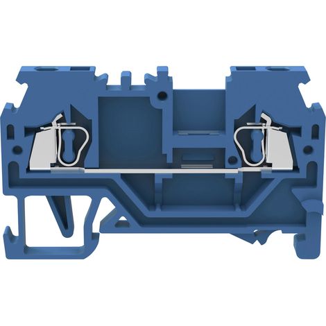 Degson WS1.5-01P-12-00A(H) Borne de passage borne à ressort bleu 1 pc(s)