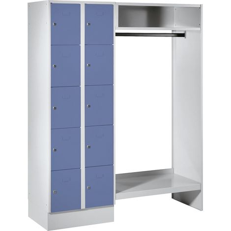 Wolf, Vestiaire multicases modulaire Dresden, 2 compartiments à (1/4)
