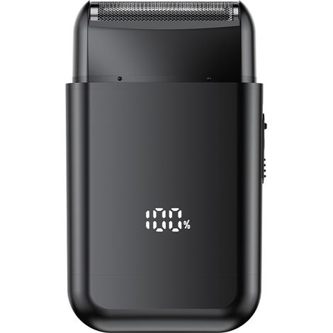 Rasoir électrique à piston - Mini rasoir portable pour hommes - Entièrement lavable, charge rapide, rasoir de voiture (1/5)