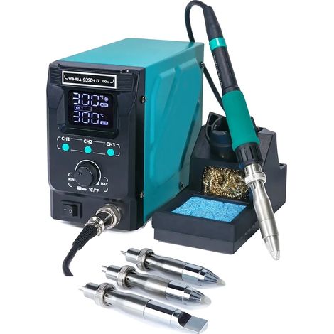 Station de soudage, haute puissance, plage de température réglable, paquet 2, 220-240V prise EU (1/2)