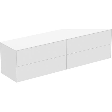 IS Obere linke Schubladenfront Conca 980x267mm Weiß