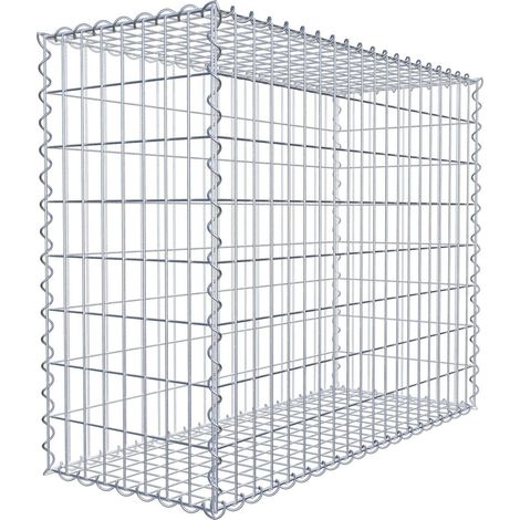 Gabiondeco - Gabion 100 cm x 80 cm x 40 cm (L x H x P). mailles 5 x 10 cm. Spirale - Made in Germany (1/8)
