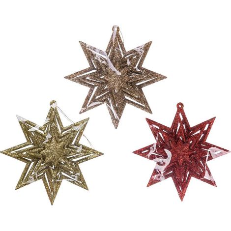 Weihnachtsdekoration Stern (1/4)