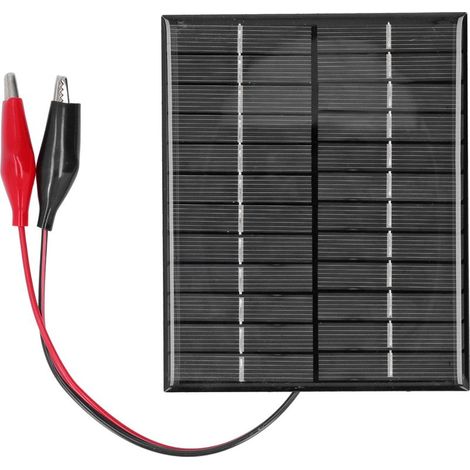 Panneau Solaire Polysilicium 2W 12V - Haute Conversion, Autonome pour Lampes et Radios DIY (1/5)