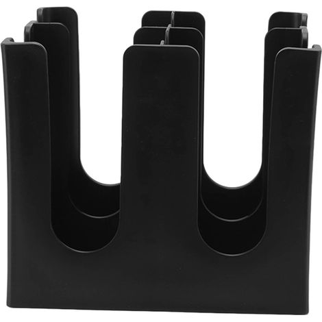 Distributeur de gobelets à café jetables Square 4 compartiments, organisateur de gobelets et couvercles en plastique pour restaurants, bureaux, cafés et salons. (1/5)