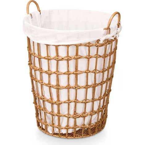 Kipit Eleganter Wäschekorb Grau 43 x 46 cm (1/3)