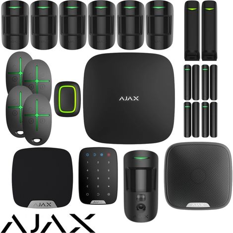 Ajax Kit Allarme Motioncam Sirena 22 Pezzi Akp24