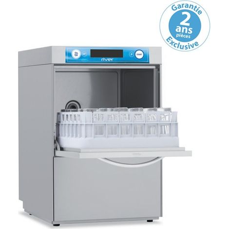 Lave Verre Professionnel avec adoucisseur en continu - panier 400 x 400 mm - Elettrobar (1/4)