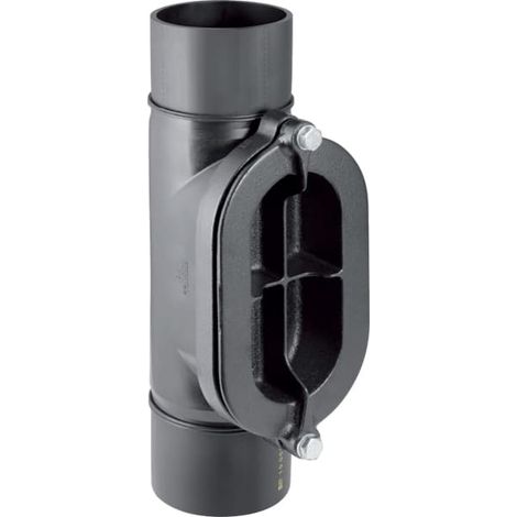 Geberit GE PE Putzstück für waagrechte Leitungen 90 Grad d 110mm 367454 367.454.16.1 (1/5)