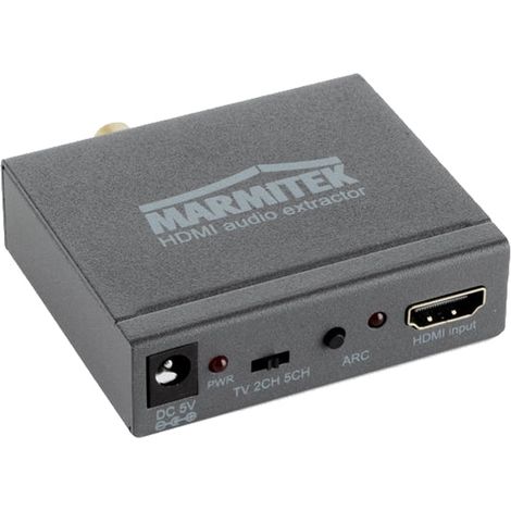 Marmitek - anschluss ae14 - 4k-audioextraktor mit arc - 08276 - 8718164532764