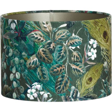 Light & Living - paralume - Xenia Flora - verde - tessile - Ø (1/4)