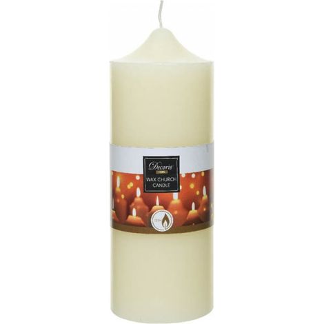 Candela Church Wax avorio 7.5 X 15CM