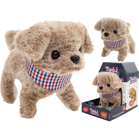Tu mascota, perro interactivo, camina, ladra, mueve la cola.