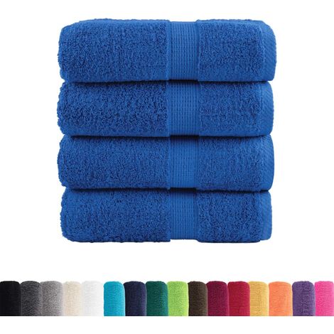 Serviettes de visage de qualité supérieure SOLUND 4 pcs bleu CFW730915 (1/5)