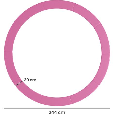 Ersatz-Randabdeckung für Trampoline, wasserfest, reißfest, Ø244 cm, Rosa (1/5)