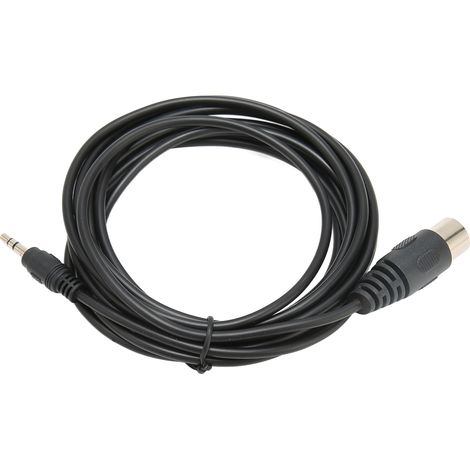 Câble de remplacement stéréo MIDI DIN 7 broches vers jack 3,5 mm (3,5 mm) pour audio et vidéo, 3 m (9,8 pi) (1/4)