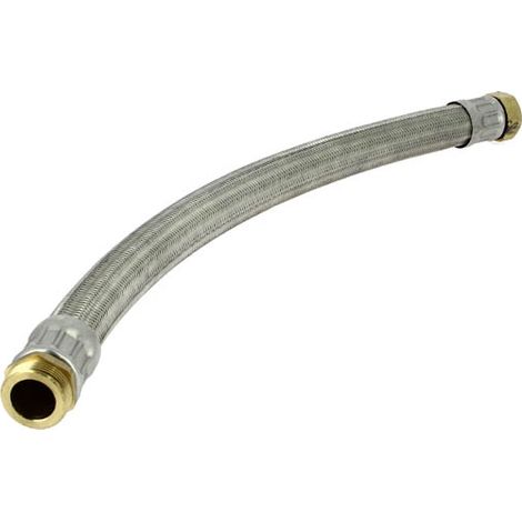 Flexible chauffage tresse inox mâle-femelle 33-42 70cm