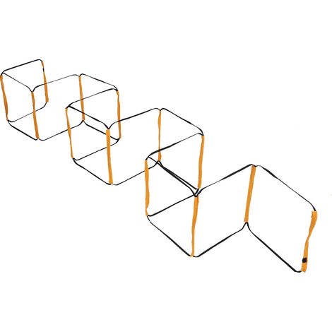 Échelle d'agilité fixe à 12 barreaux avec sac de rangement pour l'entraînement de vitesse, idéale pour le basketball, le football et le fitness (entraînement des pieds). (1/5)
