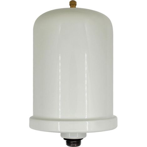 Vase expansion pompe a eau Réservoir à pression à vessie pour pompe auto amorçante domestique à vitesse variable ballon tampon cuve de pression d'eau a membrane (blanc 2L 20mm acier au carbone) (1/5)