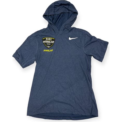 Camiseta deportiva con capucha de manga corta para hombre Nike, talla L (1/3)